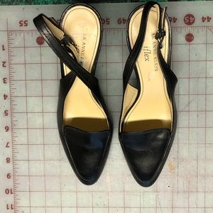 Anne Klein iflex Black leather pump